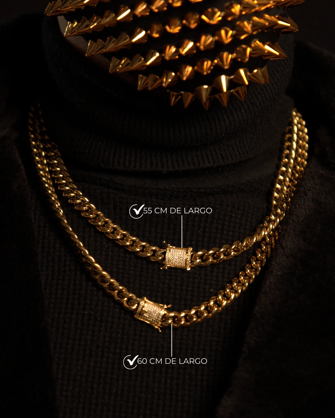 Cubana Miami Cuban - 10mm Oro Laminado 18k